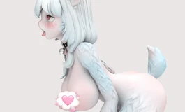 新品开定【粉白兽娘】三通道