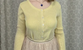 开衫女子，温婉可人