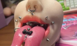 分舌杯，舌头分成两条后可以分别控制它们吗~亚文化地雷女椿山民子MRLDOLL