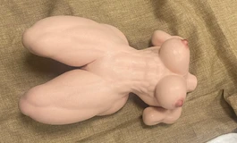 肌肉女到家后先来一套广播体操与我来操，灵活的大肌肉线条实属佳品