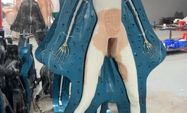 工厂骨架实拍，探索硅胶娃娃身体制作流程