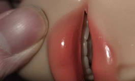 萌新的娃娃学姐头雕嘴角开裂