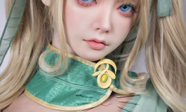 诛仙碧瑶cos衣服到了实在太Q啦