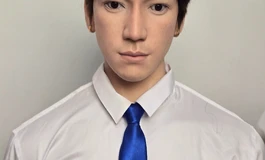 特价出两个写实男娃头雕