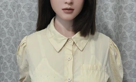 穿杏黄裙子的姑凉，清新美丽（凡瑞艺术163C）